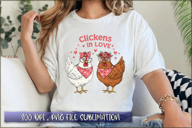 Clickens in Love Sublimation Sublimation Shetara Begum 