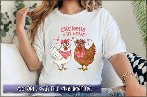 Clickens in Love Sublimation Sublimation Shetara Begum 