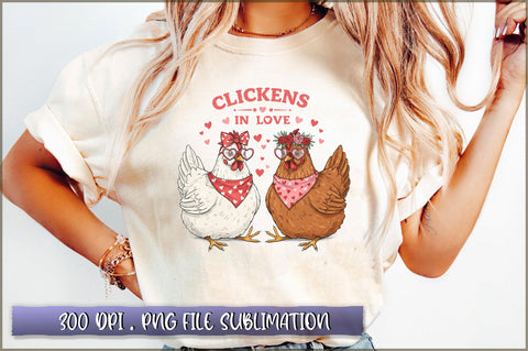 Clickens in Love Sublimation Sublimation Shetara Begum 