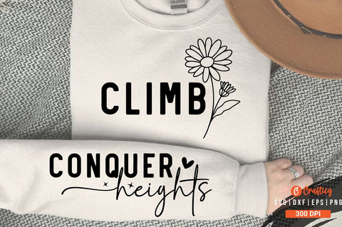 Climb SVG Sleeve Design SVG Designangry 