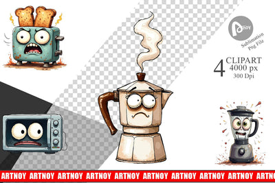 Clipart Annoyed Appliances Sublimation artnoy 