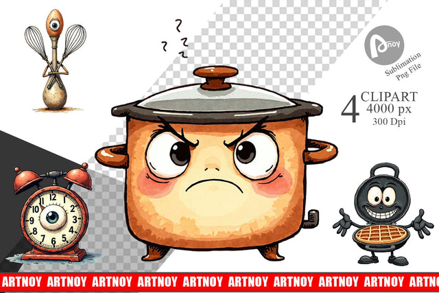 Clipart Annoyed Appliances Sublimation artnoy 