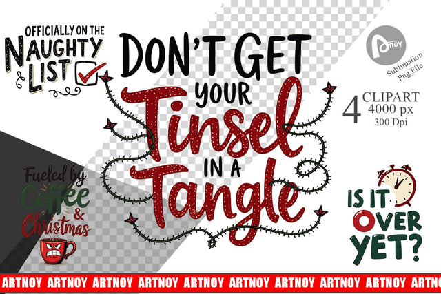 Clipart Awkward Family Christmas Quotes Sublimation artnoy 