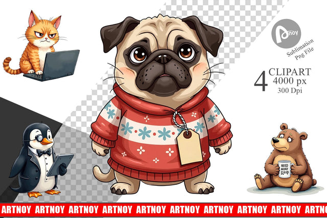 Clipart Black Friday Frenzy Sublimation artnoy 