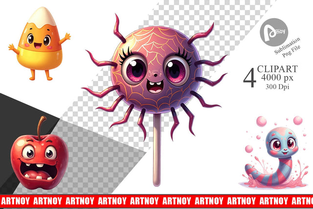 Clipart Candy Surreals Sublimation artnoy 