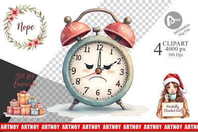 Clipart Christmas Burnout Sublimation artnoy 
