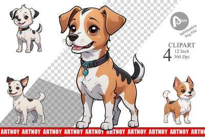 Clipart Cute Dog Sublimation artnoy 
