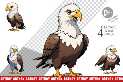 Clipart Cute Eagle Sublimation artnoy 