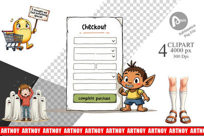 Clipart Cyber Catastrophes Sublimation artnoy 