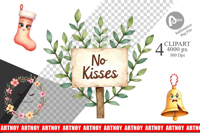 Clipart Festive Rage Sublimation artnoy 