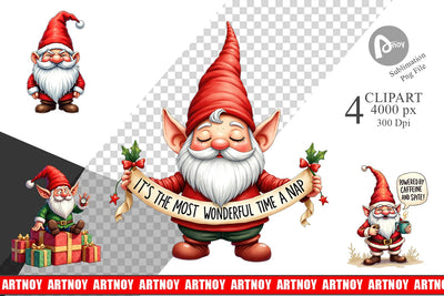 Clipart Festively Jaded: Cynical Gnome Sublimation artnoy 