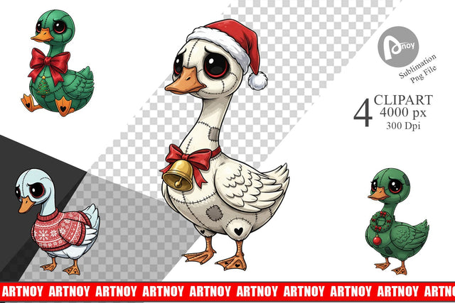 Clipart Goose Voodoo Doll Sublimation artnoy 