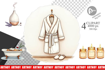 Clipart Hygge Winter Selfcare Sublimation artnoy 