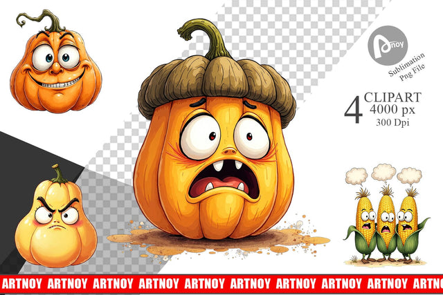 Clipart Judgmental Vegetables Sublimation artnoy 