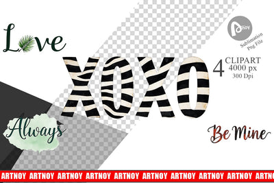 Clipart Modern Jungle Heart Minimalist Valentine Quotes Sublimation artnoy 