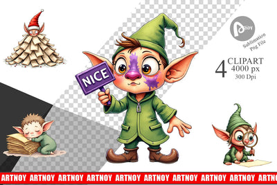 Clipart North Pole Mailroom Mayhem Sublimation artnoy 