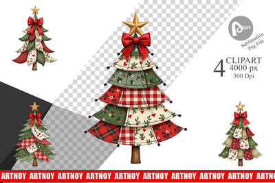 Clipart Patchwork Tree Sublimation artnoy 
