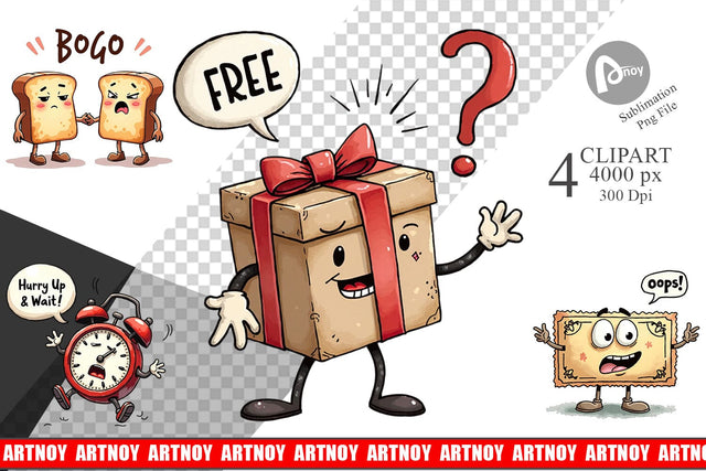 Clipart Questionable Bargains Sublimation artnoy 