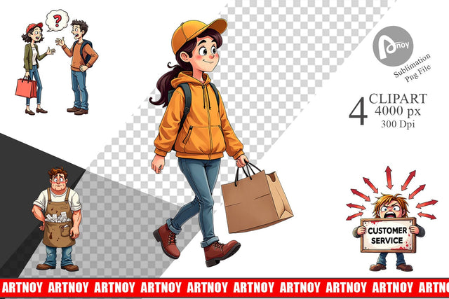 Clipart Retail Warrior Sublimation artnoy 