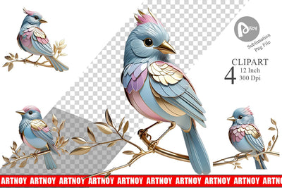 Clipart Shiny Bird Sublimation artnoy 