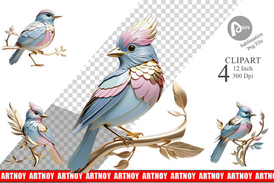 Clipart Shiny Bird Sublimation artnoy 
