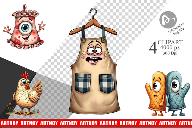 Clipart Skeptical Linens Sublimation artnoy 