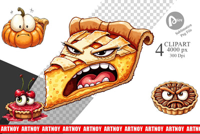 Clipart Unenthusiastic Pies Sublimation artnoy 
