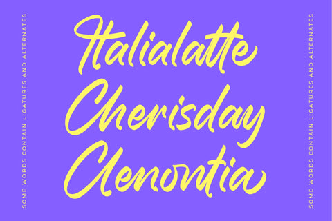 Clopher Serlenta - Handwritten Font Font Letterena Studios 