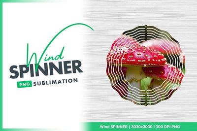 Close-up of Red Mushrooms with White Spots Growing in Green Grass Sublimation Regulrcrative 