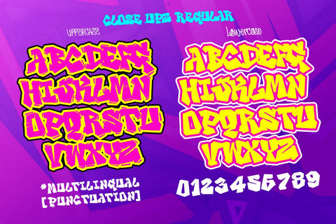 Close Upz Font BB Digital Arts 