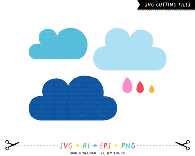 Clouds SVG SVG Miss Tiina 