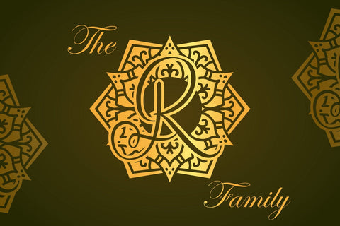 Clove Mandala Monogram Font Dm Letter Studio 