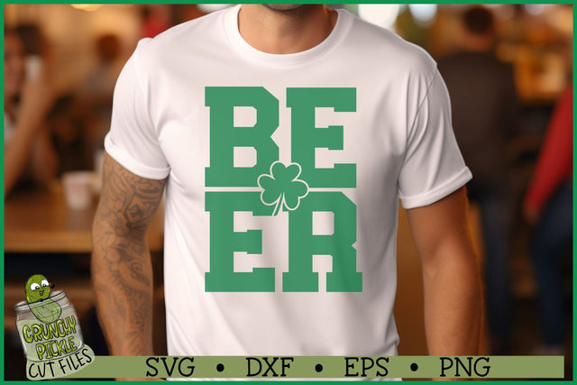 Clover Beer SVG File SVG Crunchy Pickle 