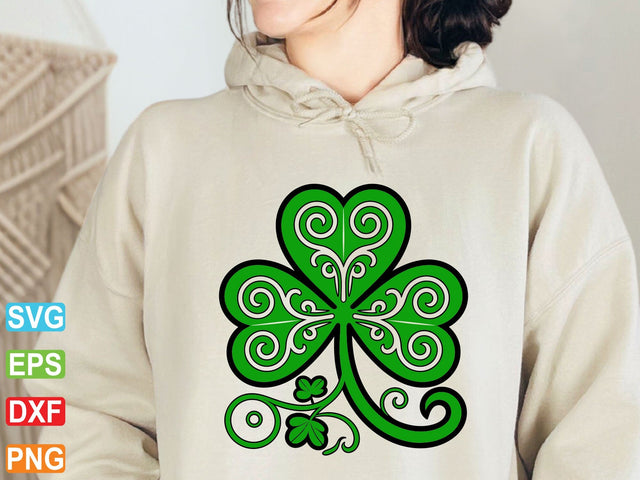 Clover Leaf Svg, clover png, Shamrock Silhouettes SVG Creativeart88 