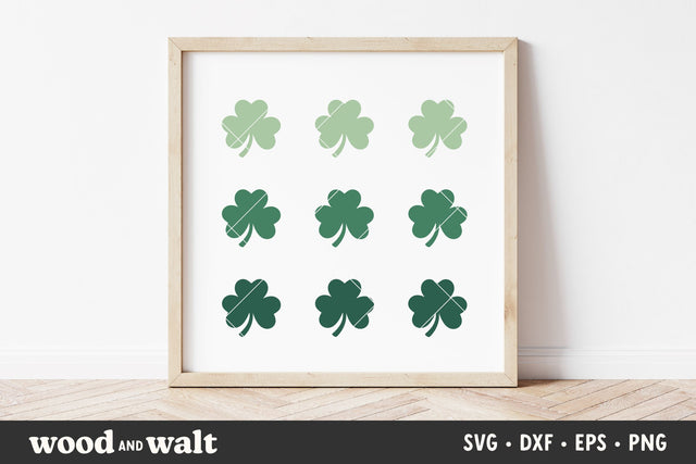 Clover Pattern SVG | St. Patrick's Day SVG SVG Wood And Walt 