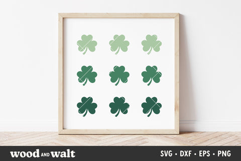 Clover Pattern SVG | St. Patrick's Day SVG SVG Wood And Walt 