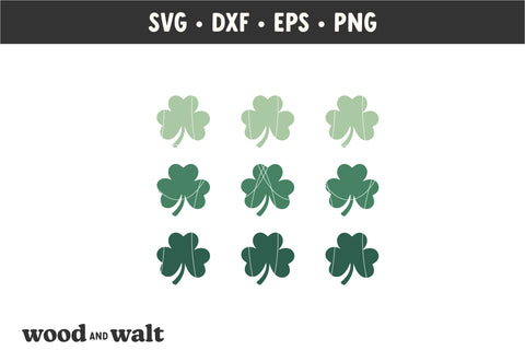 Clover Pattern SVG | St. Patrick's Day SVG SVG Wood And Walt 