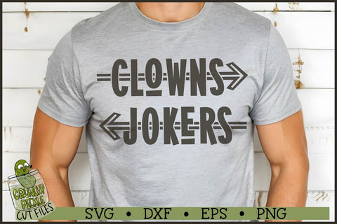 Clowns To The Left of Me SVG File SVG Crunchy Pickle 
