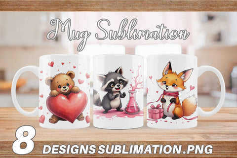 Clumsy Critters Mug Wrap Sublimation artnoy 