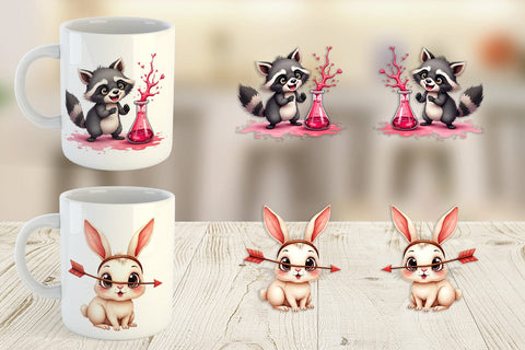 Clumsy Critters Mug Wrap Sublimation artnoy 