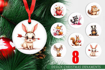Clumsy Critters Ornament Sublimation artnoy 