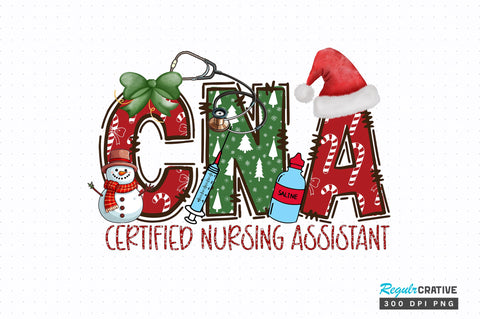 CNA certified nursing assistant png design Sublimation Regulrcrative 