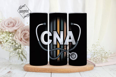 CNA Stethoscope 20oz Tumbler Wrap Sublimation sassyprint 