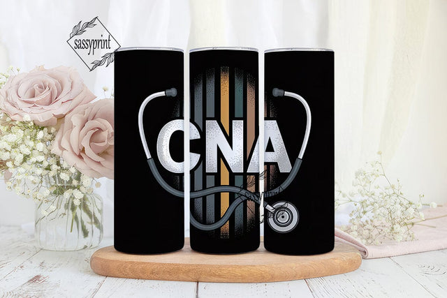 CNA Stethoscope 20oz Tumbler Wrap Sublimation sassyprint 