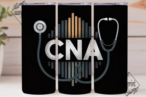 CNA Stethoscope 20oz Tumbler Wrap Sublimation sassyprint 