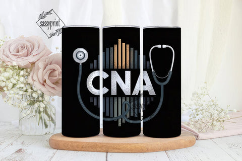 CNA Stethoscope 20oz Tumbler Wrap Sublimation sassyprint 