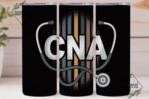 CNA Stethoscope 20oz Tumbler Wrap Sublimation sassyprint 