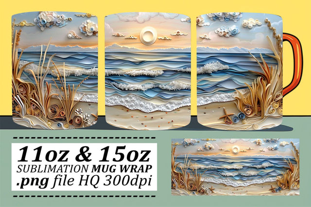 Coastal Adventure Mug Sublimation Design Sublimation afrosvg 