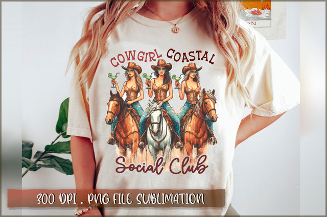 Coastal cowgirl social club Sublimation Sublimation Shetara Begum 