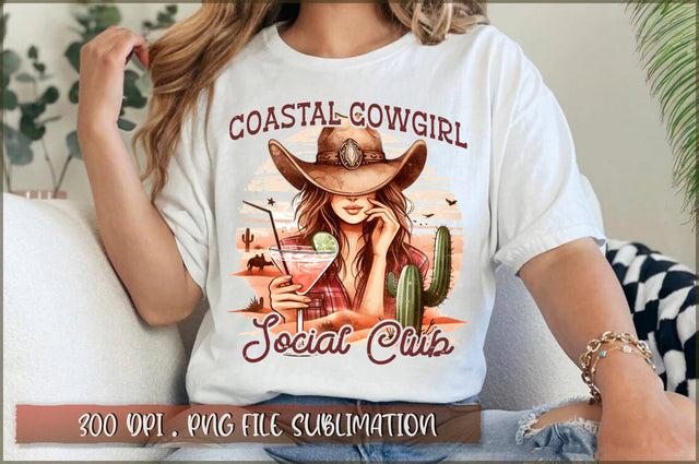 Coastal cowgirl social club Sublimation Sublimation Shetara Begum 